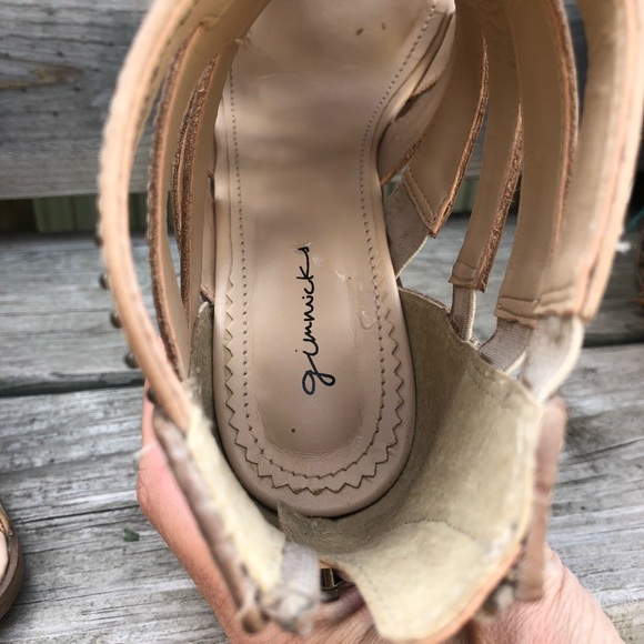 Gimmicks open ankle boots, size 7.5 - Picture 4 of 6